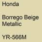 Preview: Honda, Borrego Beige Metallic, YR-566M.